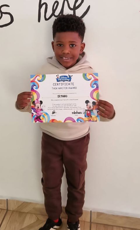 A proud moment at Disney Academy Preschool