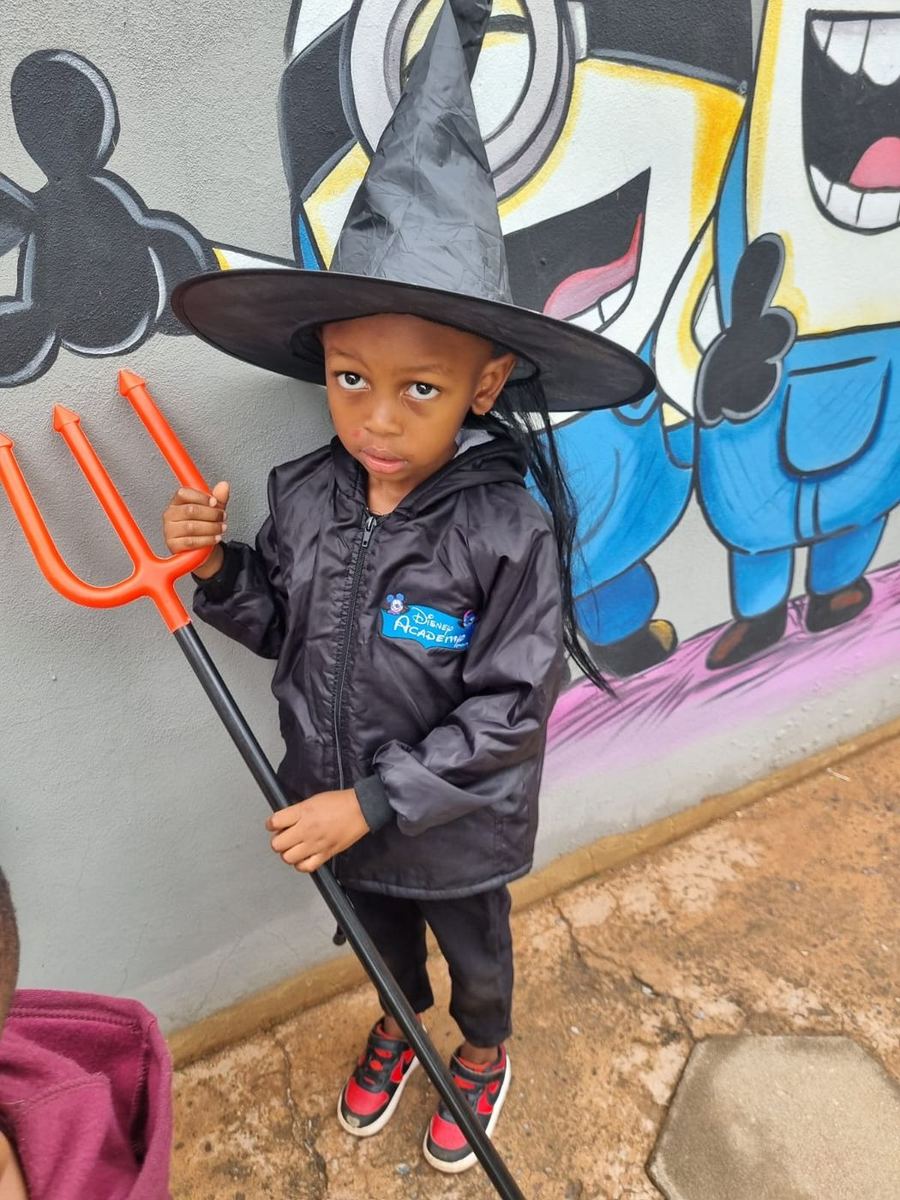 In character at Disney Academy Preschool