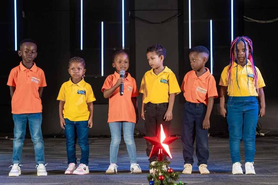 Taking the stage at Disney Academy Preschool